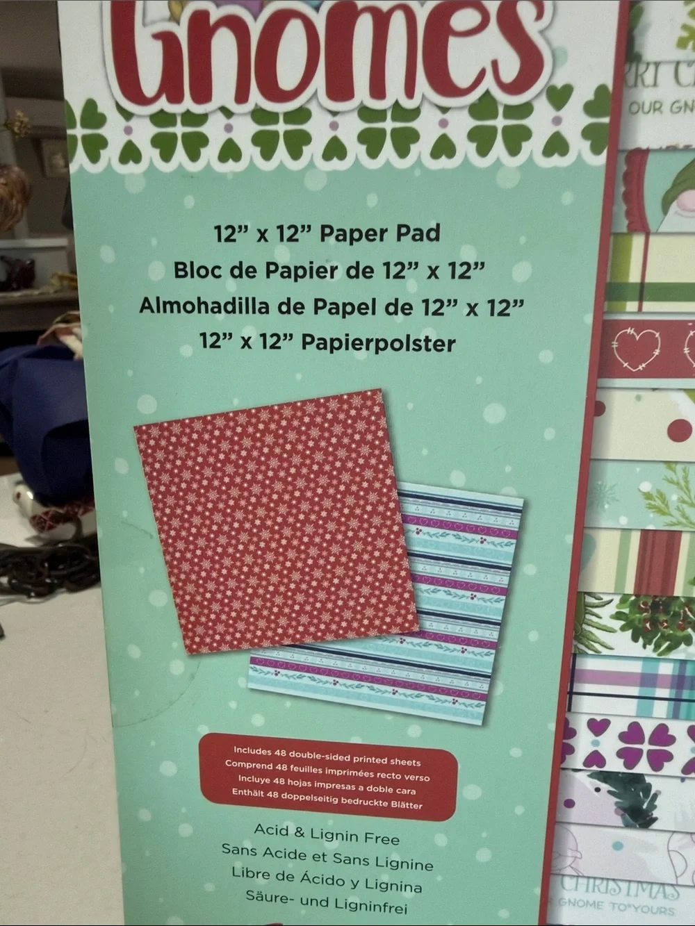 Crafters Companion Nature’s Garden Gnomes Paper Pad & Pearl Cardstock